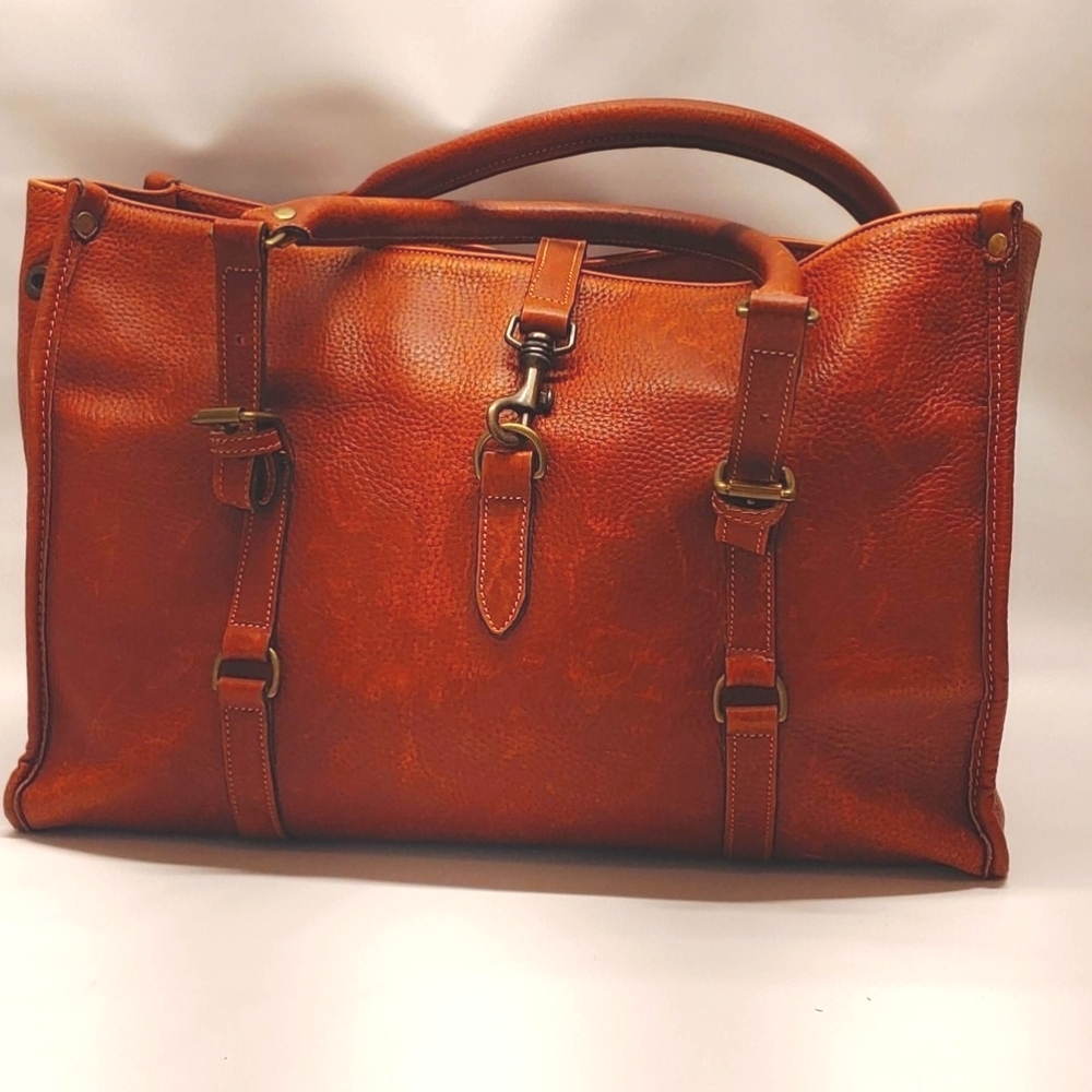 Levenger Leather Bag Medium Brown